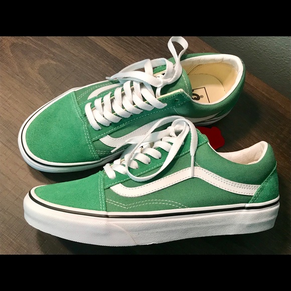 🚨Vans Old Skool Deep Grass Green “ Off the Wall” - Picture 4 of 5